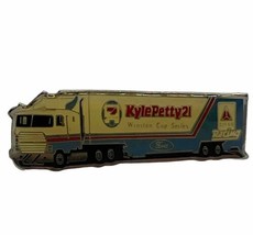 Kyle Petty Citgo Semi Truck Racing NASCAR Race Car Driver Enamel Lapel Hat Pin - £11.93 GBP