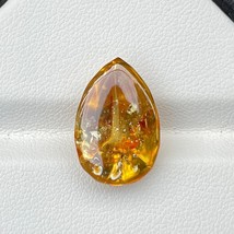 Natural Golden Yellow Zircon 15.47 Cts Sugarloaf Pear Cut Loose Gemstone - £654.29 GBP