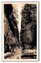 RPPC Oneonta Gorge Along Columbia River Highway Oregon OR UNP Eooy Postcard V7 - £3.07 GBP