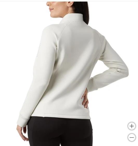32 Degrees Womens Jacket Tan Full-Zip Pockets Stretch Active Workout Gym Soft Item image 3