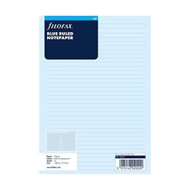 Filofax A5 Blue Ruled Notepaper  - $10.00