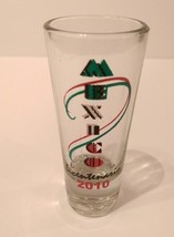 Mexico Bicentario 2010 Streamer 4&quot; Collectible Shot Glass (5-81) - $9.22 CAD