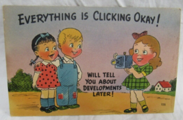 Comic Postcard 725 Everything Is Clicking Ok! Developments Later Camera ... - $2.96