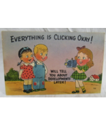 Comic Postcard 725 Everything Is Clicking Ok! Developments Later Camera ... - £2.33 GBP