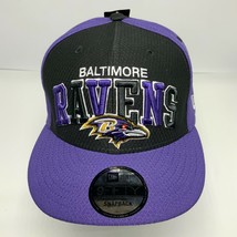 New Era Cap NFL Baltimore Ravens 1996 Black | Purple 9FIFTY Snapback Hat - £38.55 GBP