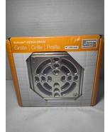 Schluter Kerdi-Drain Grate Kit 4&quot; Stainless Steel Finish - KD4GRKE - NEW - $728.58 MXN