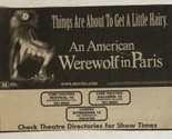 An American Werewolf In Paris Vintage Movie Print Ad Tom Everett Scott T... - $5.93