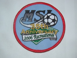 MSI 35th Anniversary 2006 Recreational - Soccer Patch - $8.00