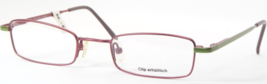 Vintage Herchen Optik 1110 2 Rose-Pink /Lime Green Eyeglasses Glasses 47-21-140 - £31.17 GBP