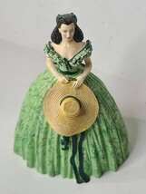 Franklin Mint Gone With the Wind Figurine 1990 Scarlett O&#39;Hara 3.5in. - £11.43 GBP