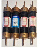 Lot Of 4 LITTELFUSE SLO BLO FUSE FLSR125 TIME DELAY 125 AMPS 600 VAC RK-5 - $1,622.52 MXN