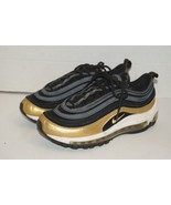 Nike Air Max 97 GS Black Metallic Gold Size 5.5Y 2019 921522-014 Ships Fast - $80.87 CAD