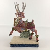 Jim Shore "Adventure Bound" Reindeer 6004181 Statue Figure Figurine 2019 Enesco - £89.17 GBP