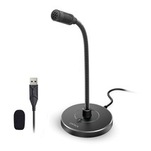 Usb Computer Microphone G009, Noise-Cancelling Recording Desktop Mic For Pc/Lapt - £24.84 GBP