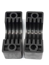 Parker 6483-HPP Plastic Pipe Clamp 1-1/2" Set Lot of 2 - €7,24 EUR