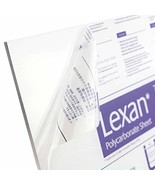 Lexan Sheet - Polycarbonate - .236&quot; - 1/4&quot; Thick, Clear, 12&quot; x 24&quot; Nominal - €23,08 EUR