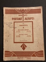 Vtg Schmidts Portrait Albums Pianoforte Sheet Music Book Misc Composers ... - £4.13 GBP