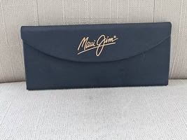 Maui Jim Glasses Case Trifold Slim Hard Case Black Case for Eyeglasses C... - £14.89 GBP