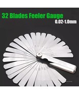 32 X Feeler Gauge Dual Reading Combination Feeler Gauge Metric - €10,30 EUR