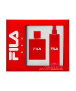 &quot;Fila Red by Fila for Men - 2 Pc Gift Set 3.4oz EDT Spray, 8.4oz Body Sp... - $47.99