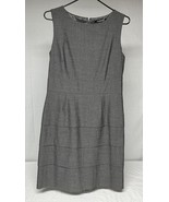 Gianni Bini Women&#39;s Pencil Dress Size 8 Gray Sleeveless Polyester Wool B... - $29.90