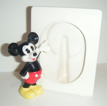 Mickey Mouse Ceramic Picture Photo Frame Vintage Disney Parks 3"x4" Photo - $9.90
