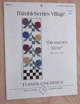 1990s Thimbleberries Village Blossom Time Block 10 BBB 910 Quilt Block P... - $7.20