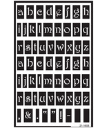 Armour Over N Over Stencil Alphabet Lower Case - €19,79 EUR
