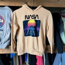 Hyper Space NASA Graphic Pullover Hoodie Boys Size M EUC - $29.70
