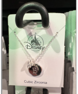 Disney Parks Mickey Mouse Cubic Zirconia Letter B Silver Color Necklace NEW - $652.42 MXN