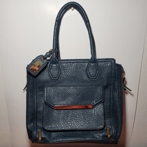 Hunter Green Aldo 12&quot;x12&quot; handbag with side zippers - $23.43