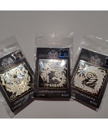 3x Monster Hunter Enamel Pins: Teostra Rathalos Zinogre Official Capcom Products - $36.76