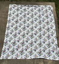 Vintage Floral Flowers Sheet Bedding Upcycle Crafting Sewing - $372.79 MXN