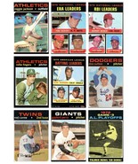 1971 Topps Baseball High Number/Stars/ HOF&#39;s/Key Player Cards U-Pick EX. - £1.17 GBP+