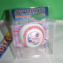 New York Yankees Mets Collector&#39;s Series Mini Replica Ornament Subway Series 00 - £23.36 GBP
