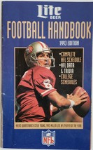 Miller Lite Beer NFL Football handbook 1993 Steve Young, NFL Player of the Year - £2.35 GBP