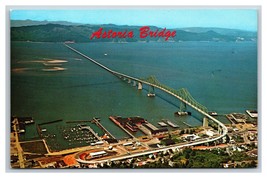 Aerial View Columbia River Bridge Astoria Oregon OR UNP Chrome Postcard K16 - £2.79 GBP