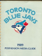 Toronto Blue Jays Post-Season Media Guide 1989-photos-bios-stats-VF - £43.88 GBP