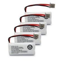 (Pack Of 4 Bt1021 Bbtg0798001 Battery Compatible With Uniden Dect 6.0 Bt1008 Bt- - $20.99