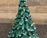 Holland Mold 16&quot; Ceramic Snow Tipped Christmas Tree ***NO BASE*** - $116.09