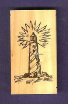 LIGHTHOUSE Wood Mounted Rubber Stamp Anita&#39;s Sugarloaf Size H 2.5&quot;x4.5&quot; - £3.49 GBP