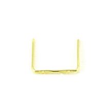 100Pcs 13mm Lamp Lighting Parts Crystal Prism Gold Connector Twins Rice Pin DIY - £3.77 GBP