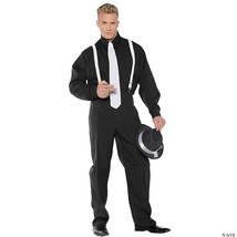 Gangster Costume Men Roaring 20&#39;s Gatsby Mafia Retro Halloween Cosplay UR29750 - £51.34 GBP