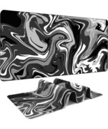 Marbled Design Fluid Pattern Gaming Mouse Pad Extended (31.5&quot;L*11.8&quot;W,BL... - $19.79