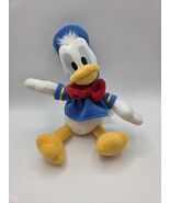 Disney Donald Duck Plush Collectible Stuffed Toy In Blue Sweater Hat Red... - $4.50
