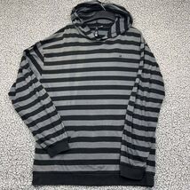 Krew Hoodie Men Extra Large Black Striped Pullover Long Sleeve Pocket XL - $345.09 MXN