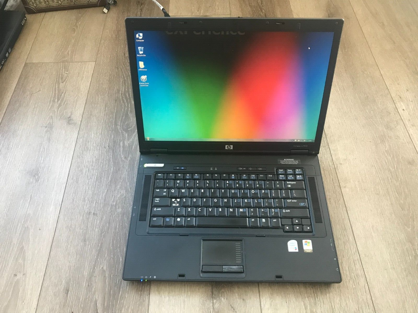 HP Compaq nx7400 15.4” Intel Centrino Duo 1.83GHz 1GB RAM 120GB HDD Win 7Ult - $29.99