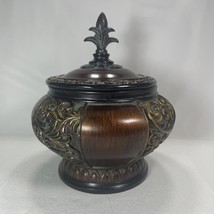 Vase Decorative Accent piece Earth Tones 10” High X 9” Wide Beautiful Vase - $26.24