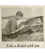 1923 Kodak Brownie Camera Advertisement Film Ephemera 14 x 8&quot; Hornets - $19.99