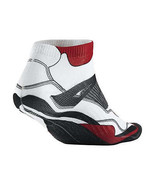 Jordan Unisex Ajiv Retro Sublimated Booties, Large, White/Black/Red - £30.00 GBP